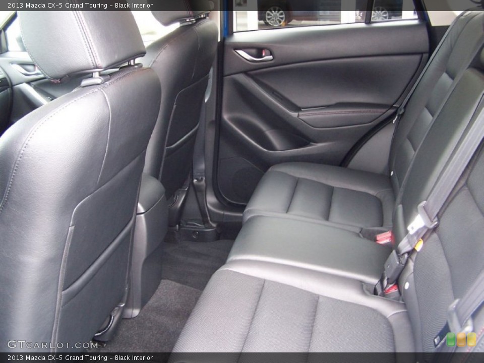 Black Interior Rear Seat for the 2013 Mazda CX-5 Grand Touring #80429726