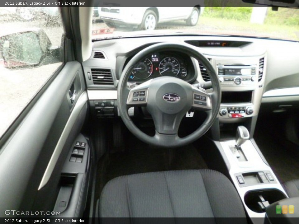 Off Black Interior Dashboard for the 2012 Subaru Legacy 2.5i #80429783