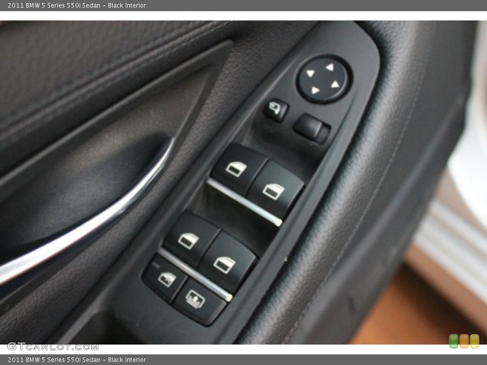 Black Interior Controls for the 2011 BMW 5 Series 550i Sedan #80430098