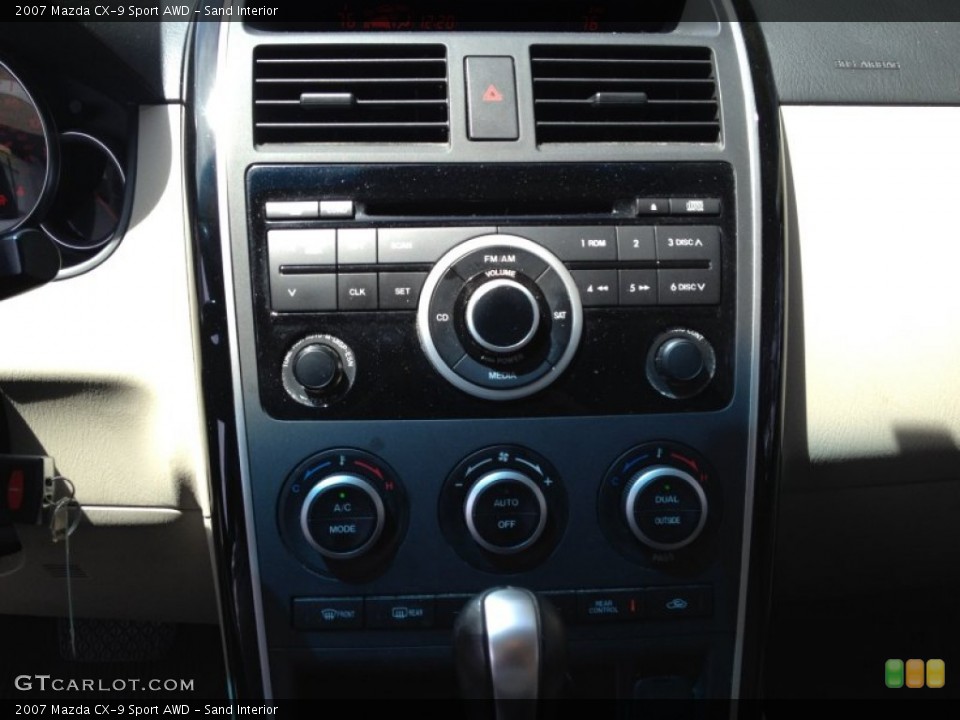 Sand Interior Controls for the 2007 Mazda CX-9 Sport AWD #80430266