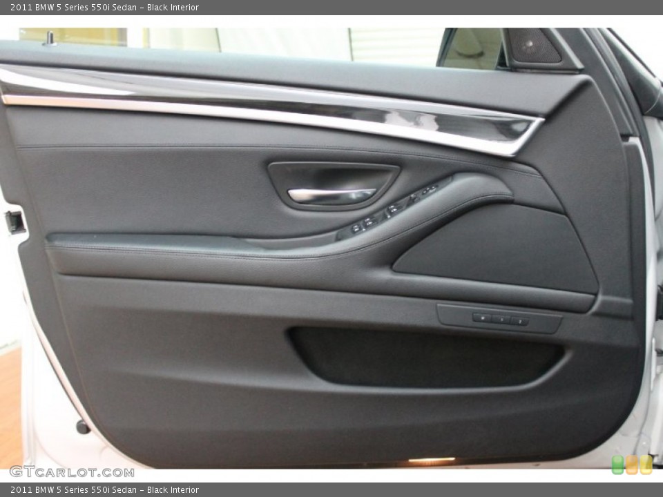 Black Interior Door Panel for the 2011 BMW 5 Series 550i Sedan #80430296