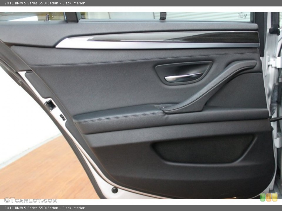 Black Interior Door Panel for the 2011 BMW 5 Series 550i Sedan #80430308