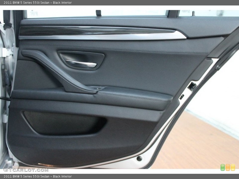 Black Interior Door Panel for the 2011 BMW 5 Series 550i Sedan #80430351