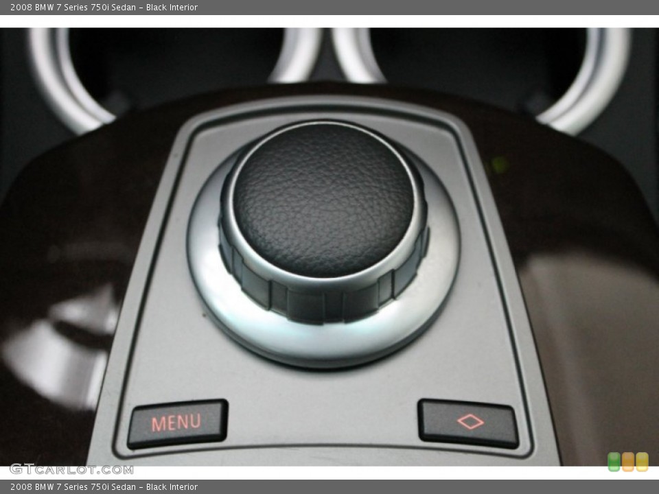 Black Interior Controls for the 2008 BMW 7 Series 750i Sedan #80431325