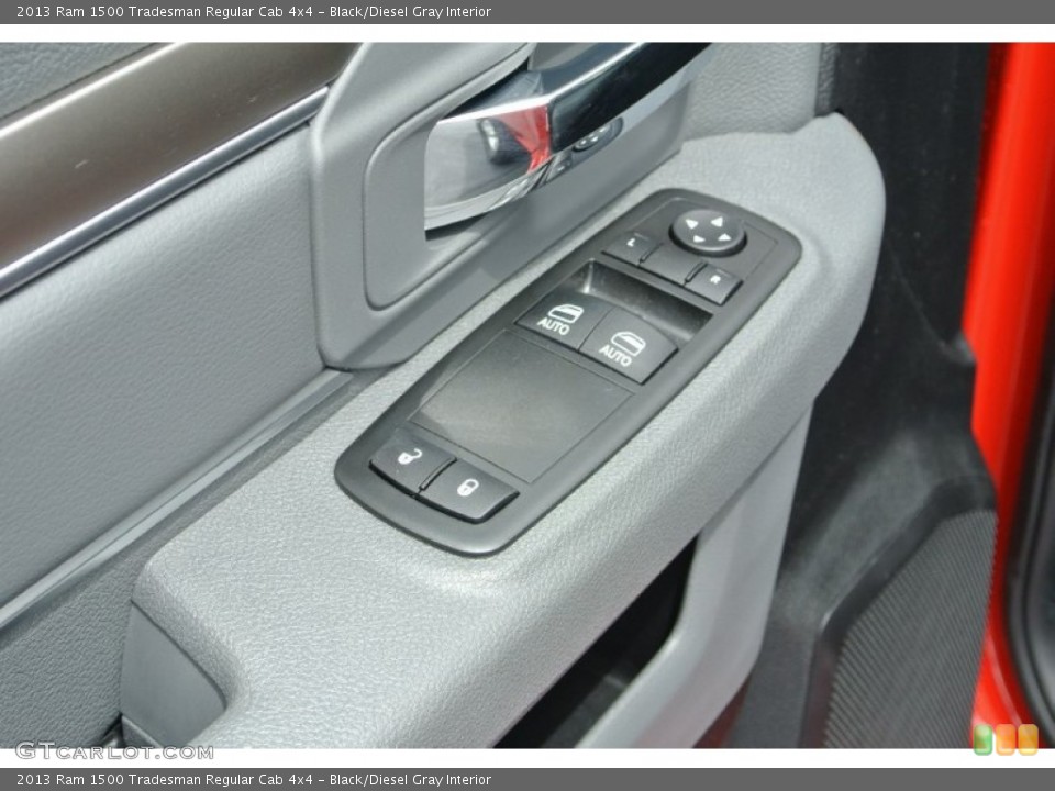 Black/Diesel Gray Interior Controls for the 2013 Ram 1500 Tradesman Regular Cab 4x4 #80432297