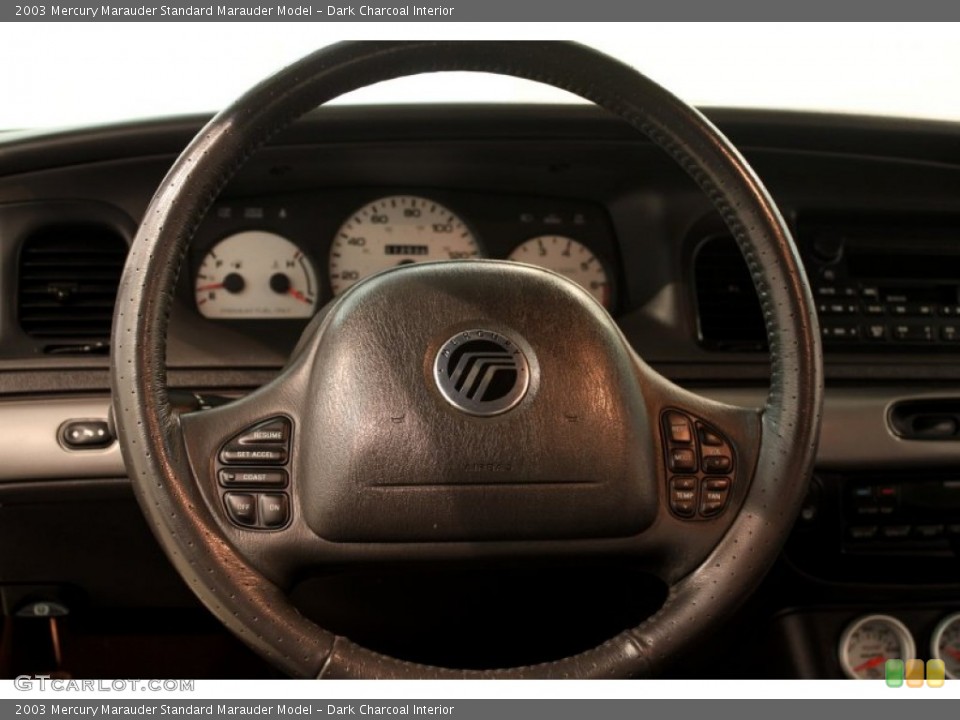 Dark Charcoal Interior Steering Wheel for the 2003 Mercury Marauder  #80432509