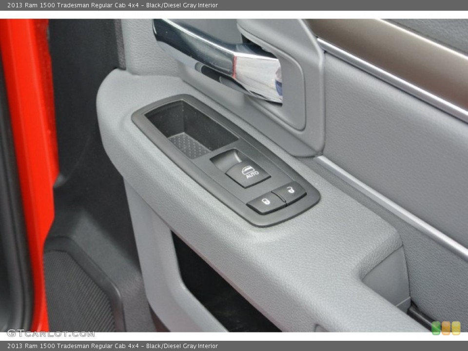 Black/Diesel Gray Interior Controls for the 2013 Ram 1500 Tradesman Regular Cab 4x4 #80432576