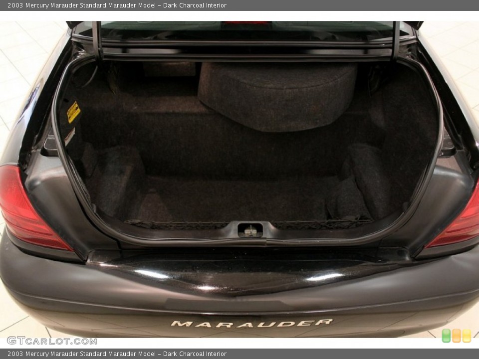 Dark Charcoal Interior Trunk for the 2003 Mercury Marauder  #80432663