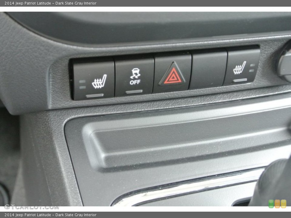 Dark Slate Gray Interior Controls for the 2014 Jeep Patriot Latitude #80437829
