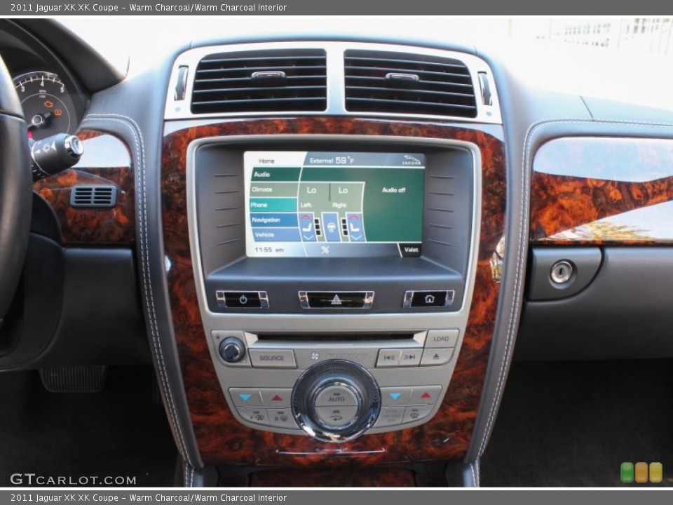 Warm Charcoal/Warm Charcoal Interior Controls for the 2011 Jaguar XK XK Coupe #80440970
