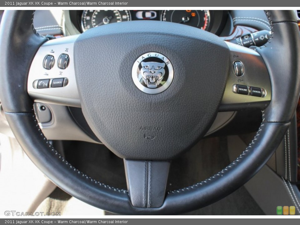 Warm Charcoal/Warm Charcoal Interior Controls for the 2011 Jaguar XK XK Coupe #80441072