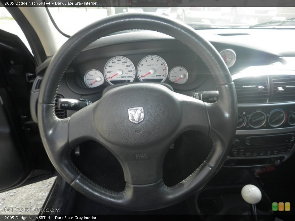 Dark Slate Gray Interior Steering Wheel for the 2005 Dodge Neon SRT-4 #80442253