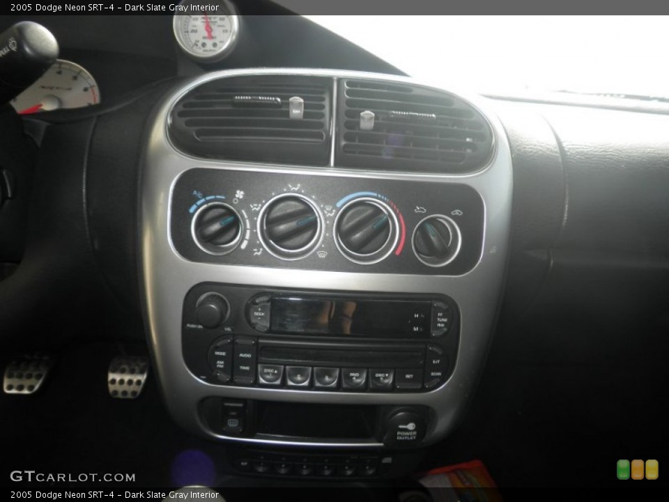 Dark Slate Gray Interior Controls for the 2005 Dodge Neon SRT-4 #80442327