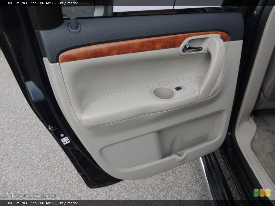 Gray Interior Door Panel for the 2008 Saturn Outlook XR AWD #80443742