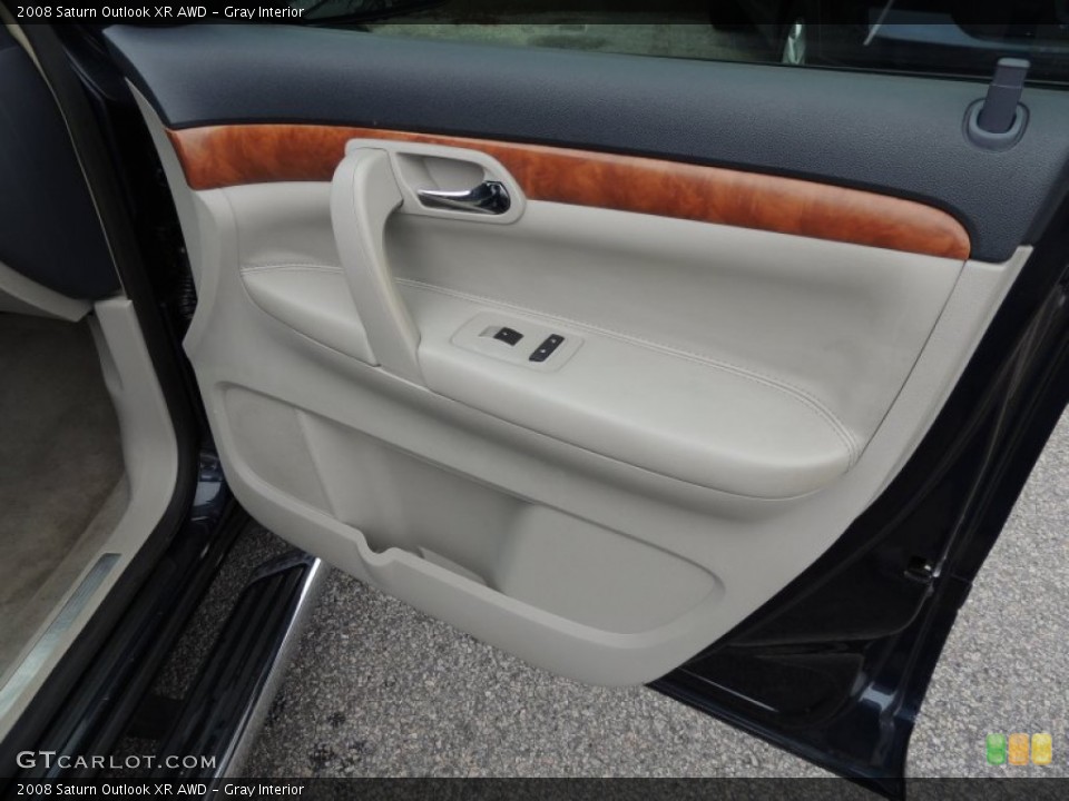 Gray Interior Door Panel for the 2008 Saturn Outlook XR AWD #80443793