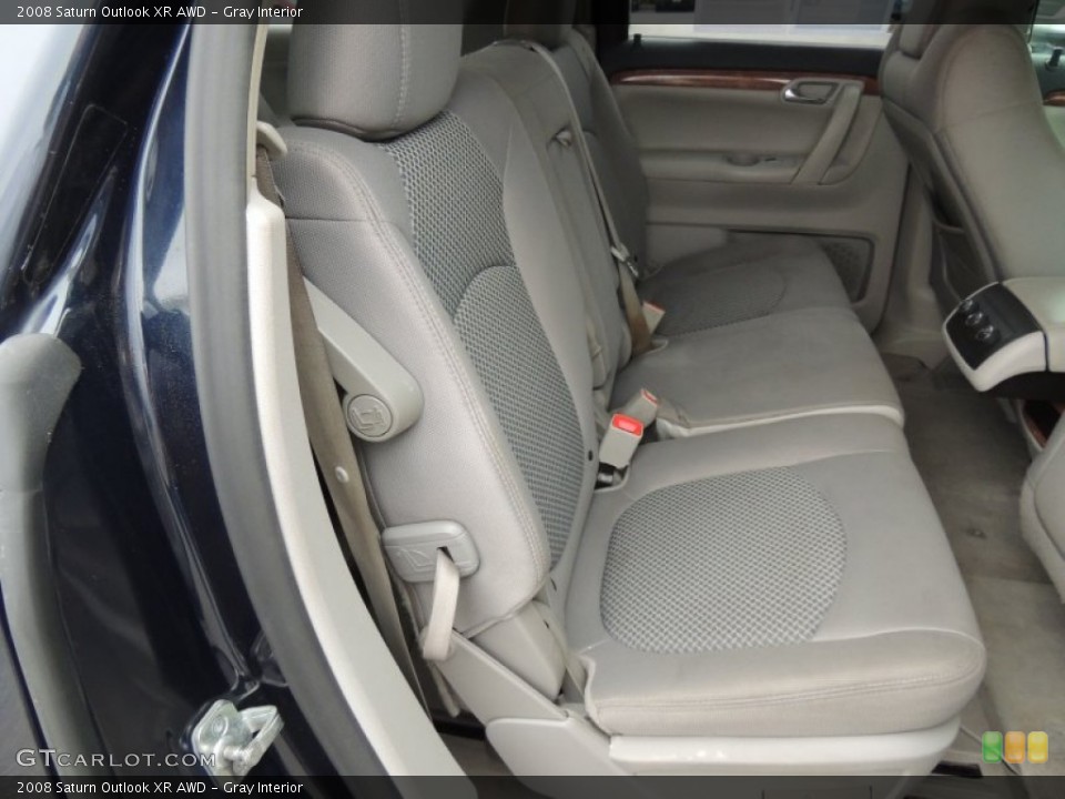 Gray Interior Rear Seat for the 2008 Saturn Outlook XR AWD #80443811