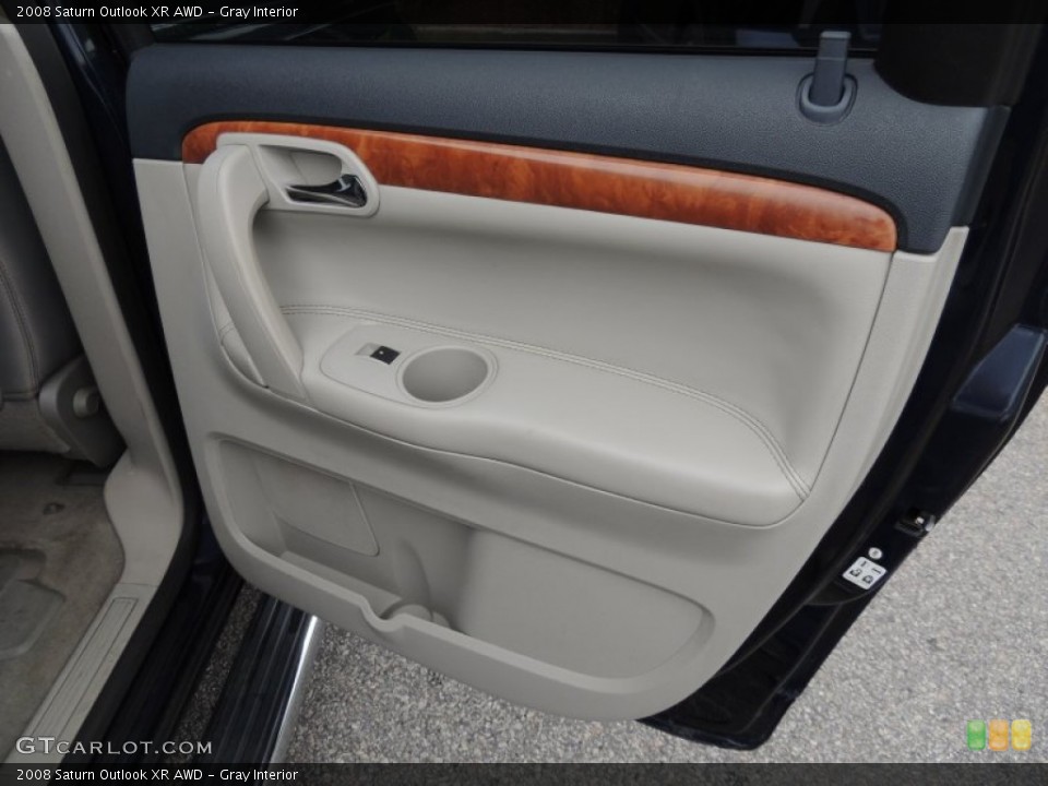 Gray Interior Door Panel for the 2008 Saturn Outlook XR AWD #80443833