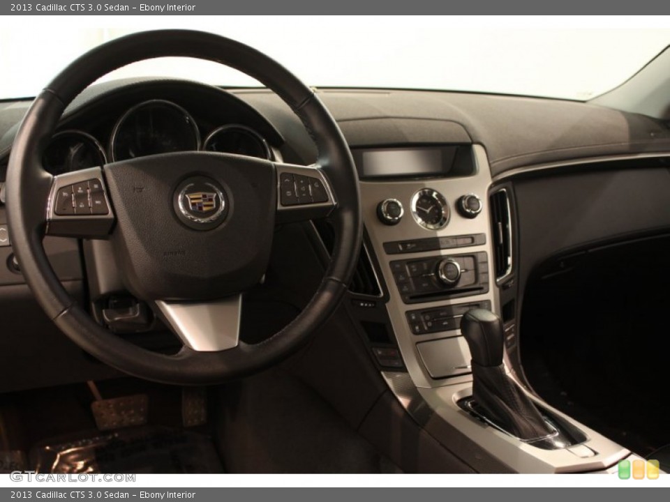 Ebony Interior Dashboard for the 2013 Cadillac CTS 3.0 Sedan #80444080