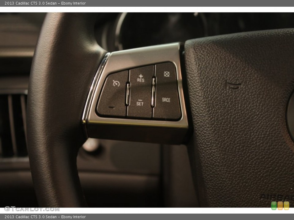 Ebony Interior Controls for the 2013 Cadillac CTS 3.0 Sedan #80444115