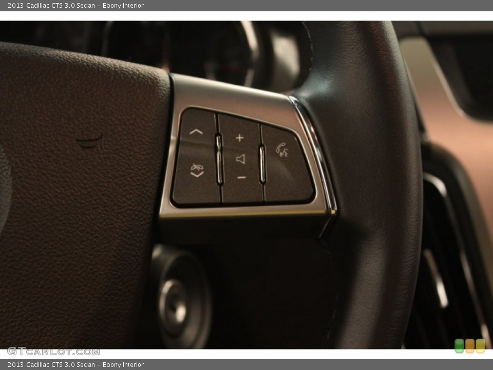 Ebony Interior Controls for the 2013 Cadillac CTS 3.0 Sedan #80444134