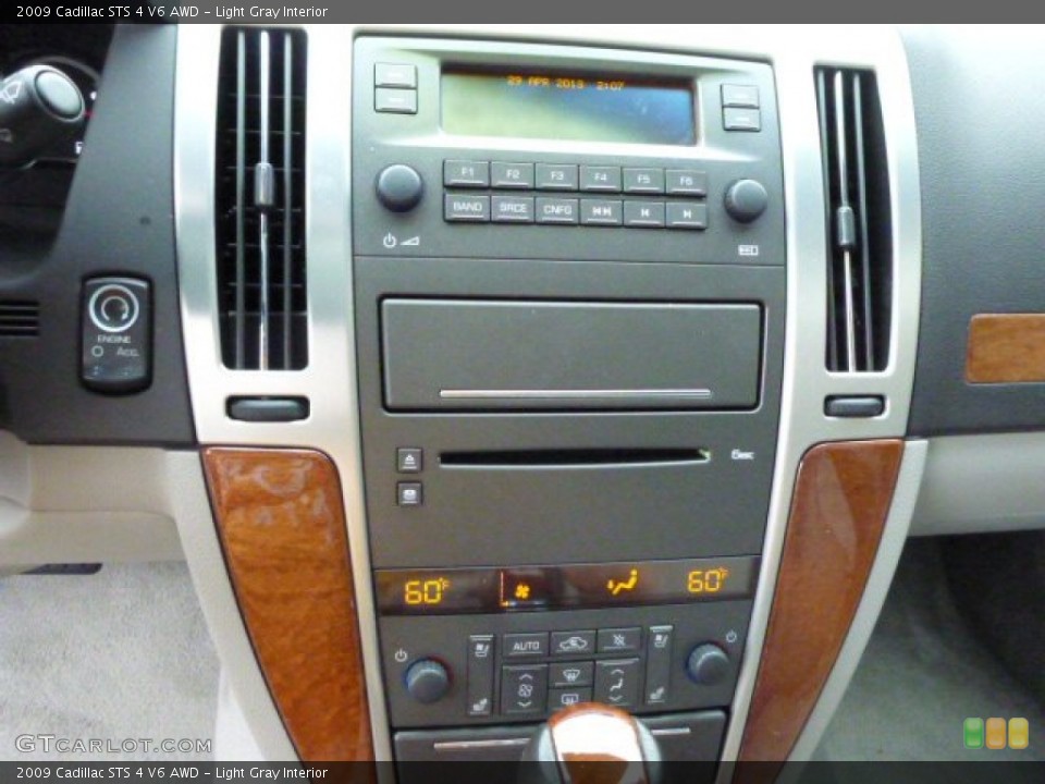 Light Gray Interior Controls for the 2009 Cadillac STS 4 V6 AWD #80444981