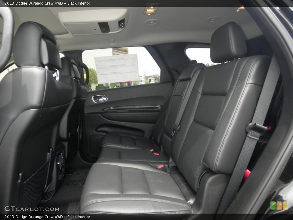 Black Interior Rear Seat for the 2013 Dodge Durango Crew AWD #80445055