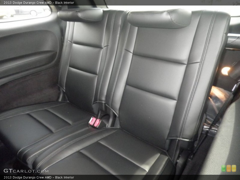 Black Interior Rear Seat for the 2013 Dodge Durango Crew AWD #80445086