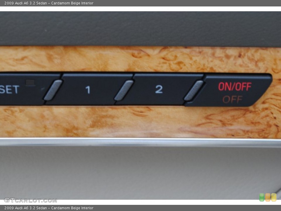 Cardamom Beige Interior Controls for the 2009 Audi A6 3.2 Sedan #80446621