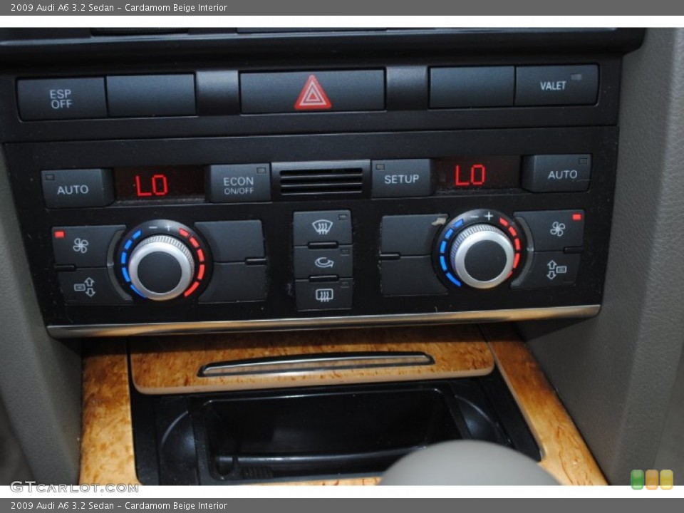 Cardamom Beige Interior Controls for the 2009 Audi A6 3.2 Sedan #80446959