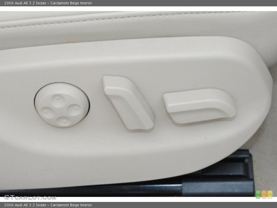 Cardamom Beige Interior Controls for the 2009 Audi A6 3.2 Sedan #80447070