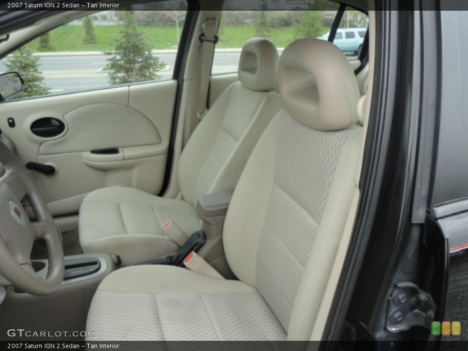 Tan Interior Front Seat for the 2007 Saturn ION 2 Sedan #80448360