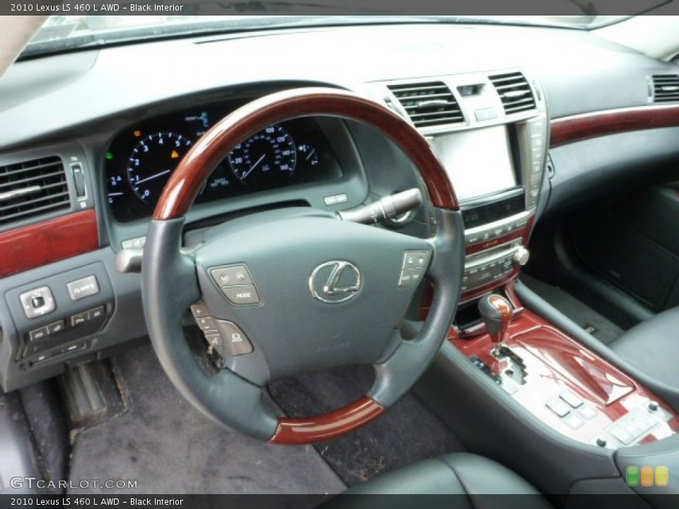 Black Interior Dashboard for the 2010 Lexus LS 460 L AWD #80449256