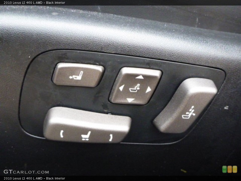 Black Interior Controls for the 2010 Lexus LS 460 L AWD #80449430