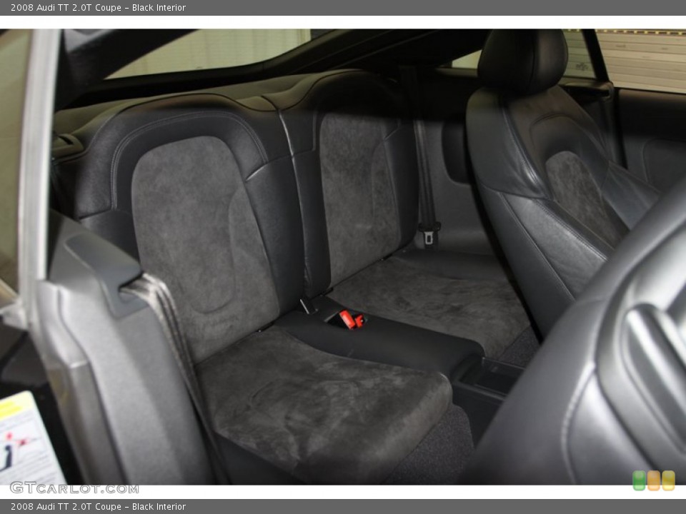 Black Interior Rear Seat for the 2008 Audi TT 2.0T Coupe #80450185