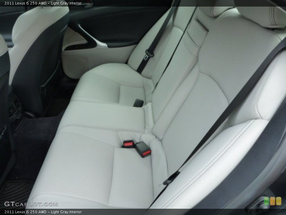 Light Gray Interior Rear Seat for the 2011 Lexus IS 250 AWD #80450490