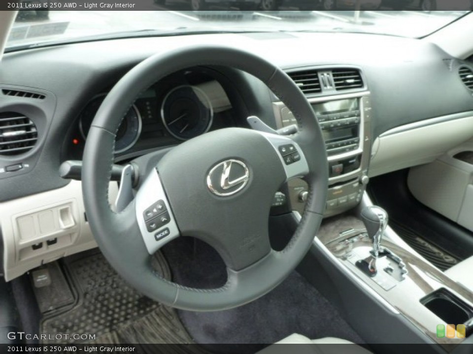 Light Gray Interior Dashboard for the 2011 Lexus IS 250 AWD #80450507