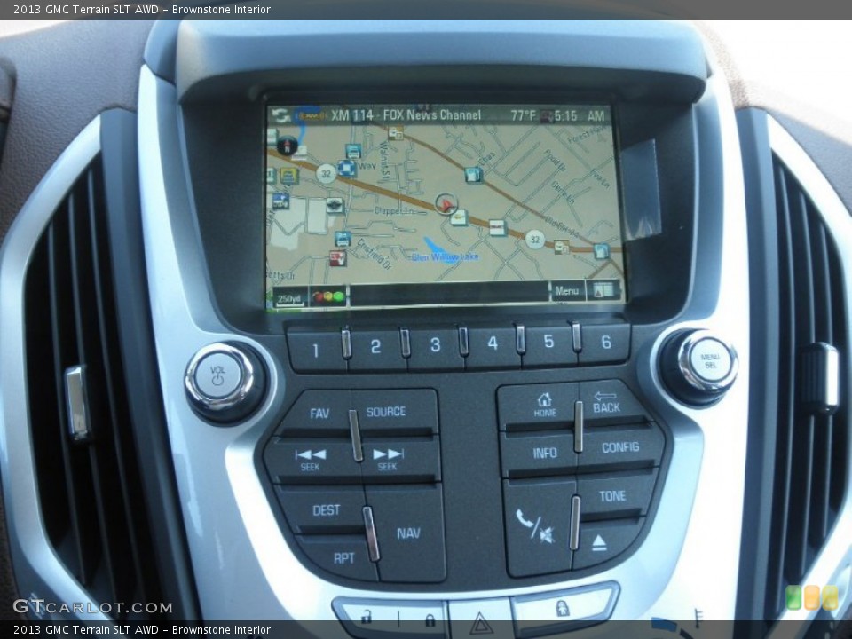 Brownstone Interior Navigation for the 2013 GMC Terrain SLT AWD #80453399