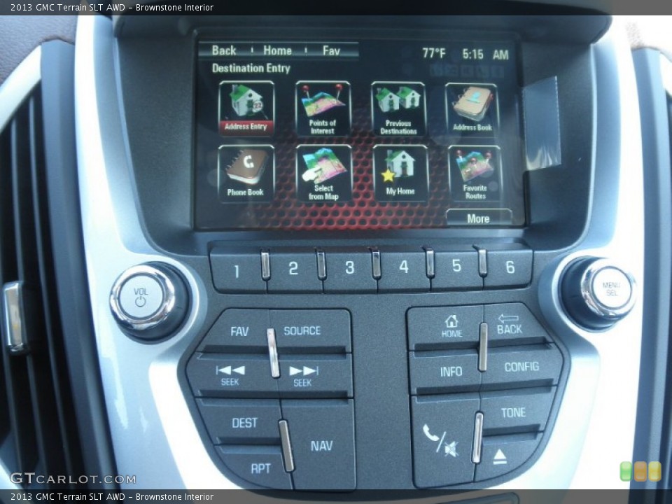 Brownstone Interior Controls for the 2013 GMC Terrain SLT AWD #80453420