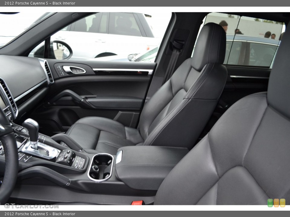 Black Interior Front Seat for the 2012 Porsche Cayenne S #80457492