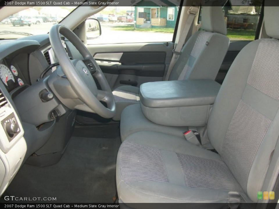 Medium Slate Gray Interior Photo for the 2007 Dodge Ram 1500 SLT Quad Cab #80458426