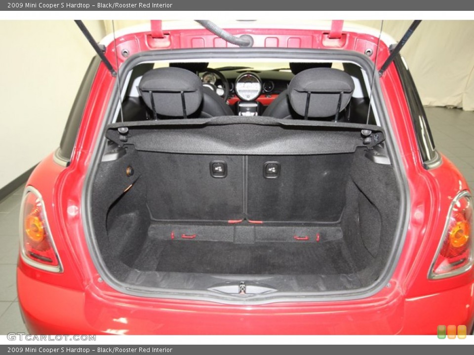 Black/Rooster Red Interior Trunk for the 2009 Mini Cooper S Hardtop #80458430