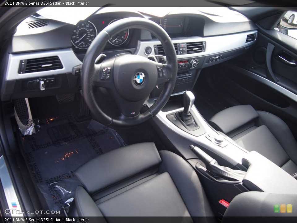 Black Interior Prime Interior for the 2011 BMW 3 Series 335i Sedan #80459670