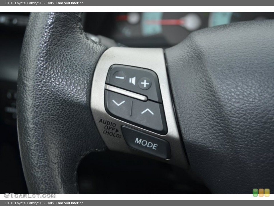 Dark Charcoal Interior Controls for the 2010 Toyota Camry SE #80459702