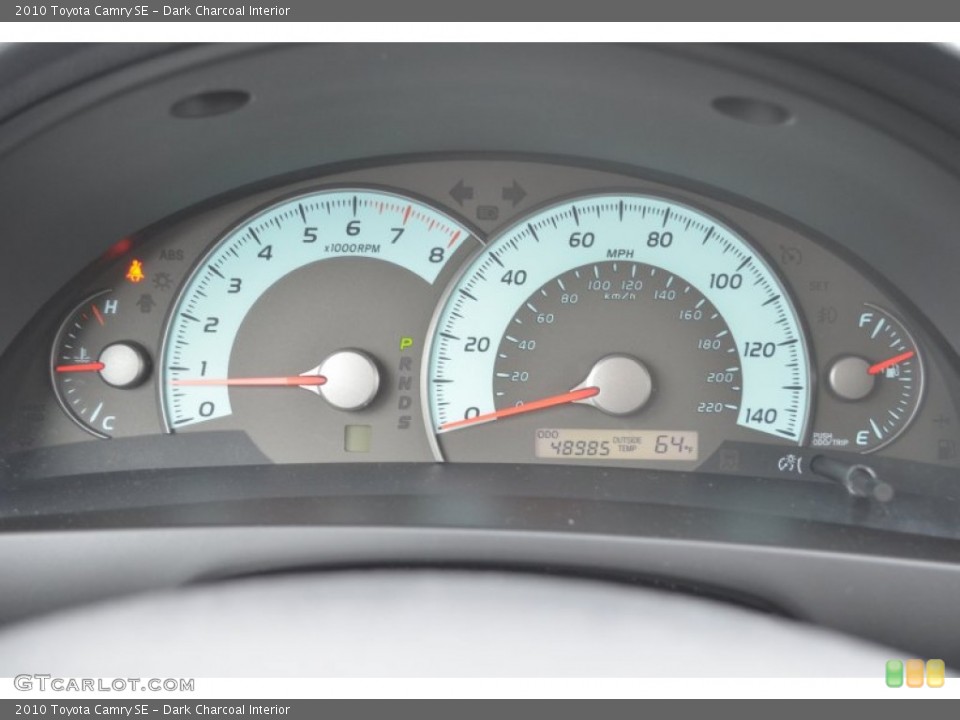 Dark Charcoal Interior Gauges for the 2010 Toyota Camry SE #80459728