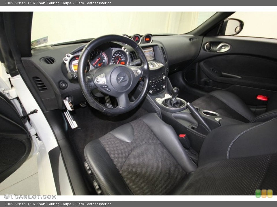 Black Leather Interior Photo for the 2009 Nissan 370Z Sport Touring Coupe #80460298