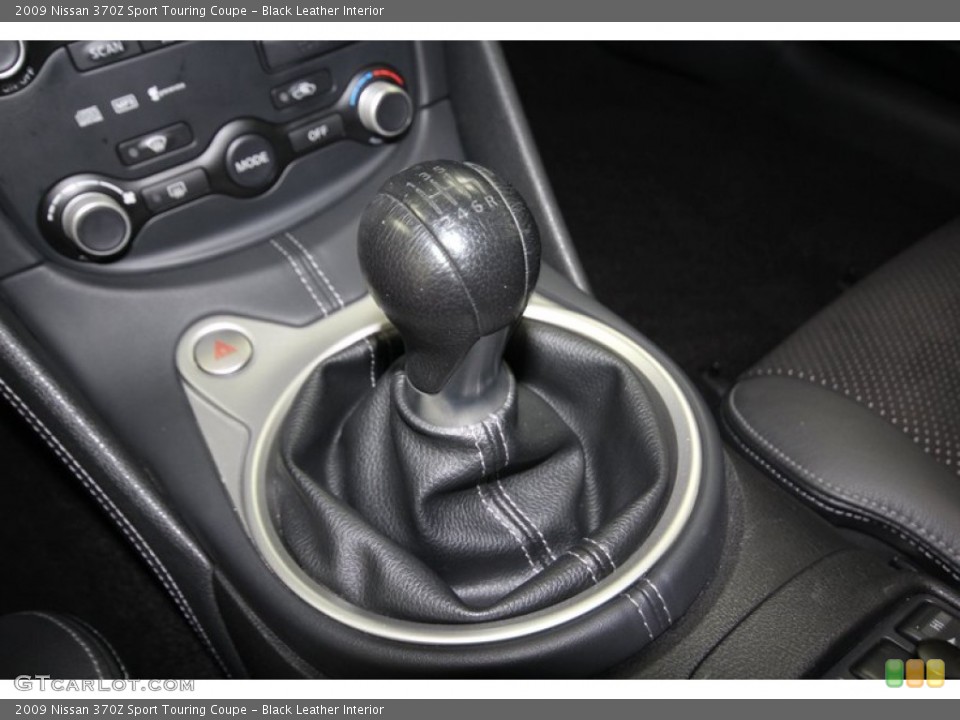 Black Leather Interior Transmission for the 2009 Nissan 370Z Sport Touring Coupe #80460722