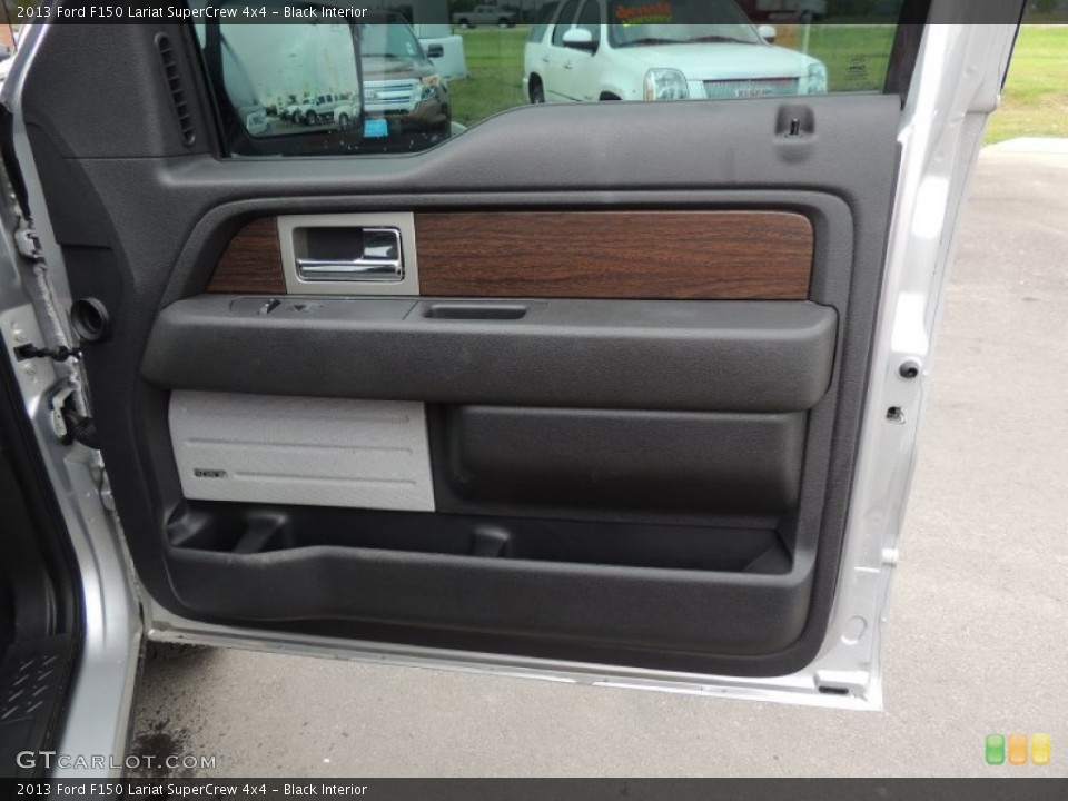 Black Interior Door Panel for the 2013 Ford F150 Lariat SuperCrew 4x4 #80461307