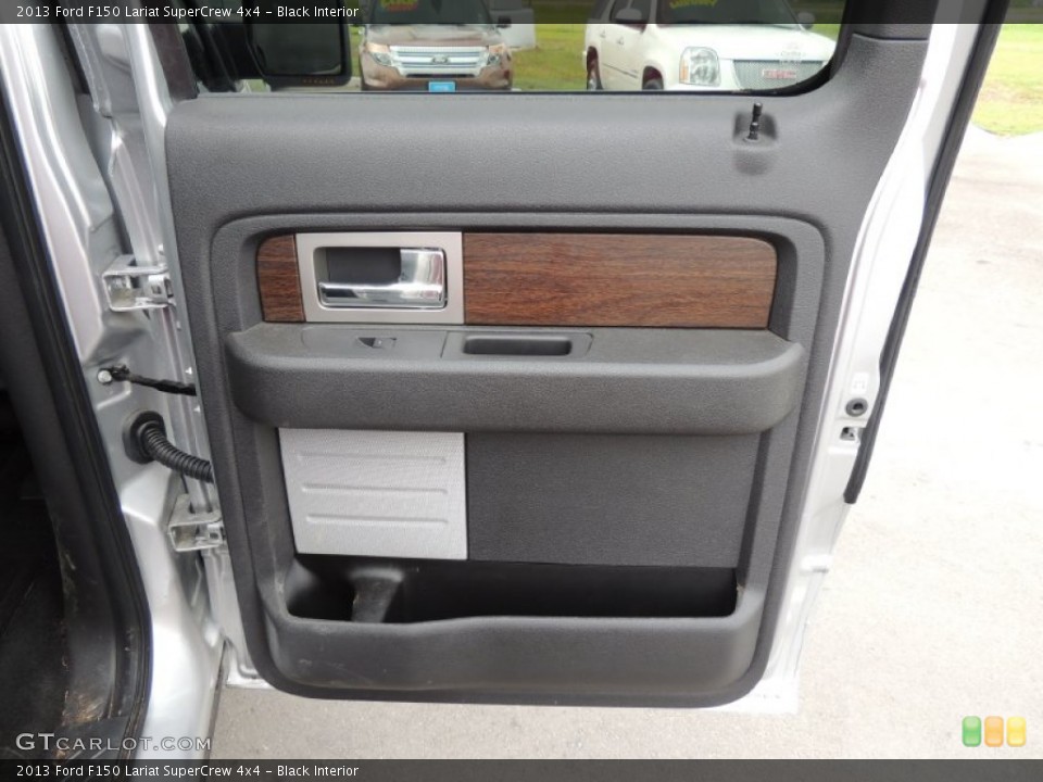 Black Interior Door Panel for the 2013 Ford F150 Lariat SuperCrew 4x4 #80461343