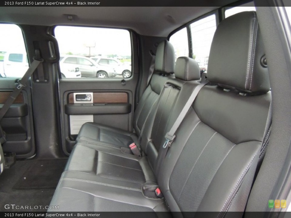 Black Interior Rear Seat for the 2013 Ford F150 Lariat SuperCrew 4x4 #80461358
