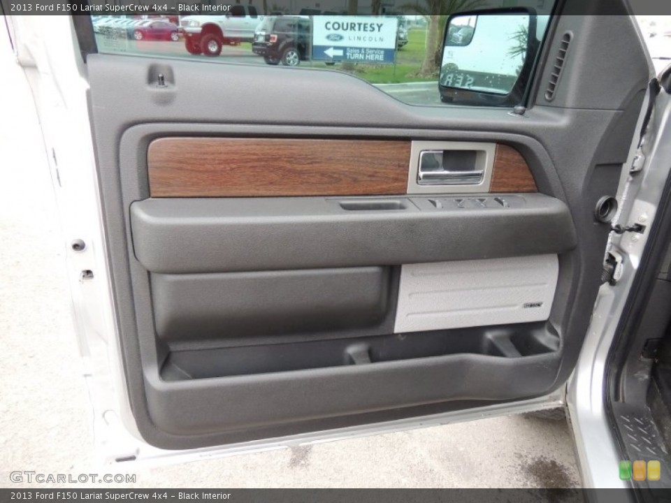 Black Interior Door Panel for the 2013 Ford F150 Lariat SuperCrew 4x4 #80461404